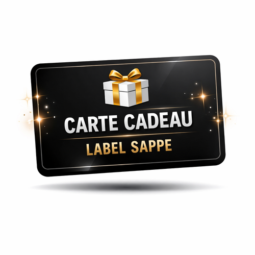 CARTE CADEAU Label Sappe Store